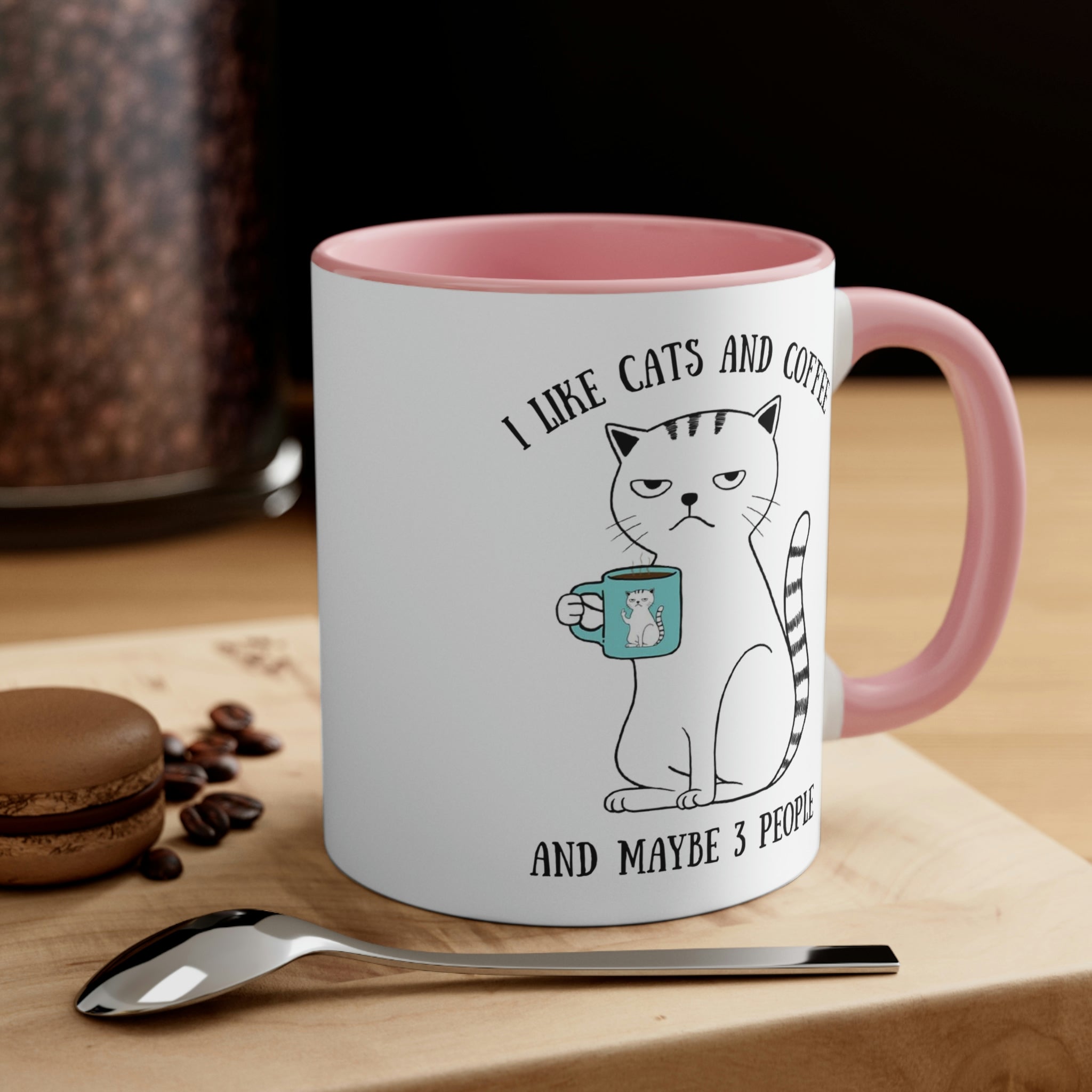 I Like Cats And Coffee Mug