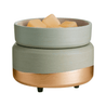 GOLD ACCENTED WAX MELT WARMER - Energy Wicks