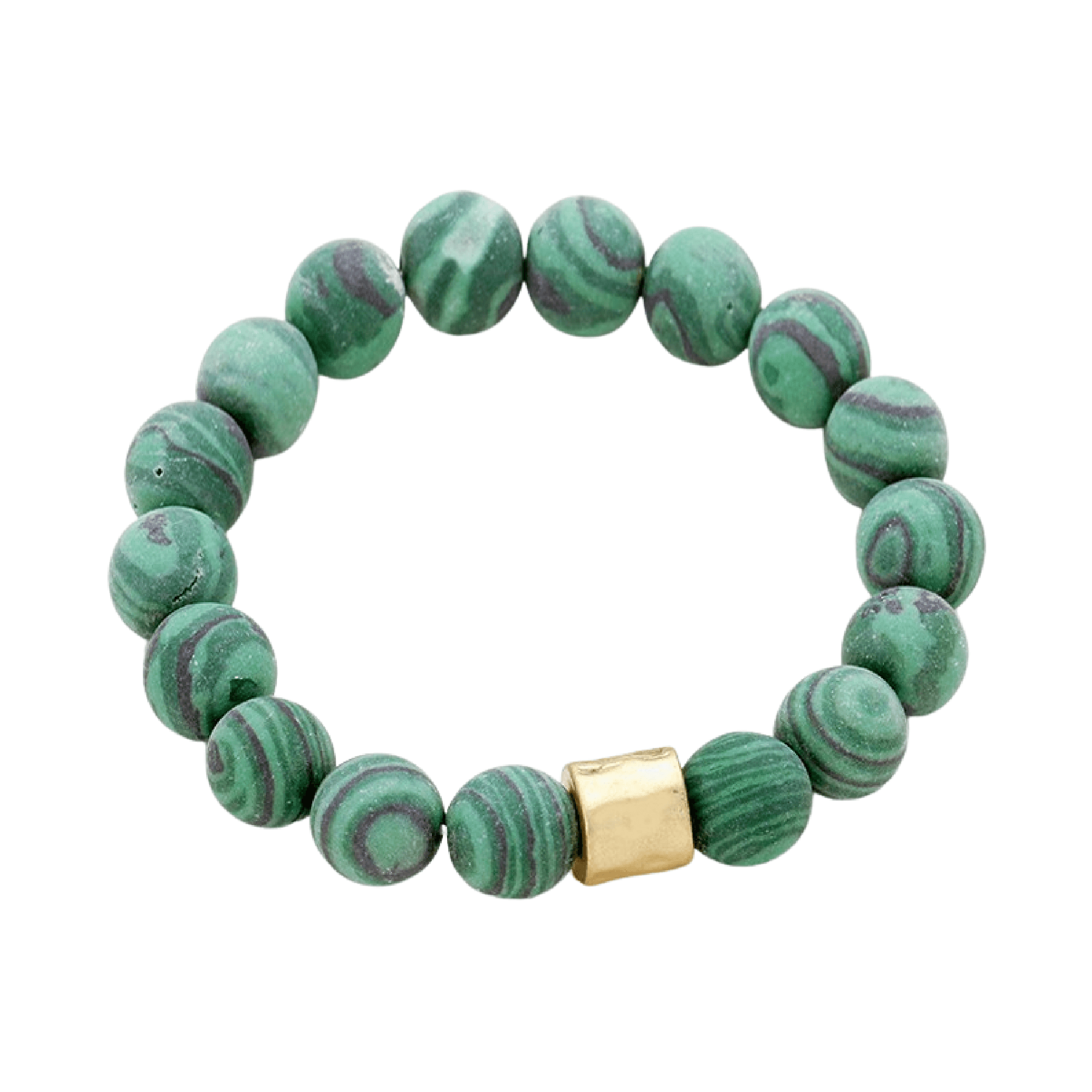 Matte Malachite Bracelet